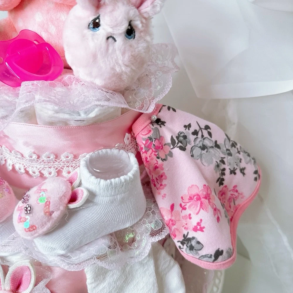 Easter Diaper Cake, Easter Baby Shower